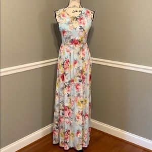 Floral maxi dress